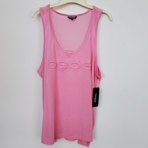 BEBE Bubblegum Pink Sport Tank NWT! Size 2X